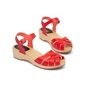 Sweedish Hasbeen Magdalena Sandals - Red